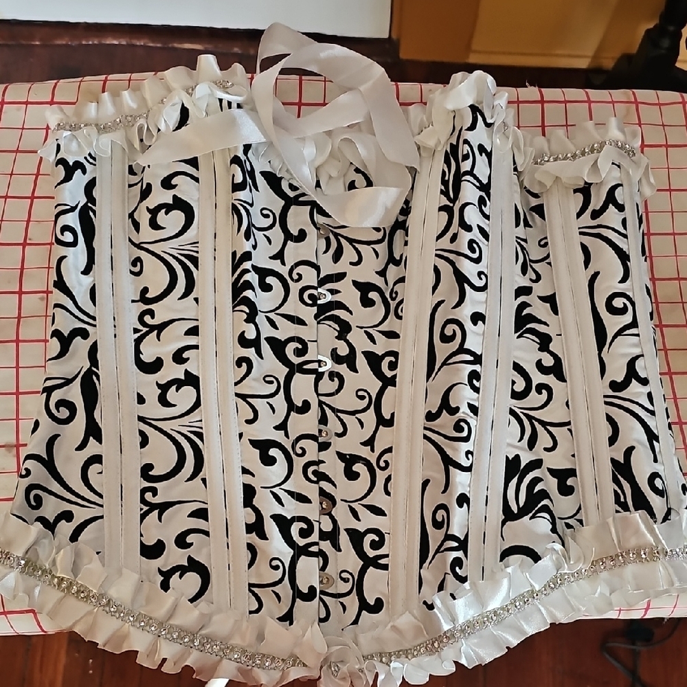 Stylish White Corset Top